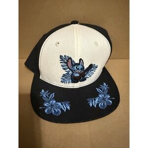 Disney Lilo & Stitch Hawaiian Tropical Floral Snapback, Cap,‎ Hat - Adjustable